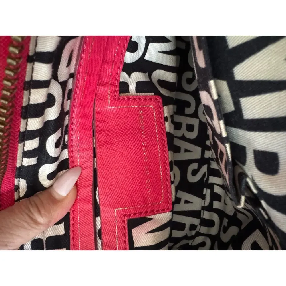 MARC JACOBS FUSCHIA PINK LEATHER TOTE (300